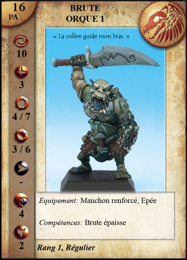 Brute Orque 1 (Épée)